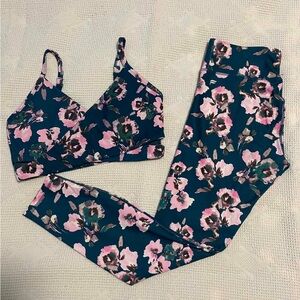 Floral Print Women's Fabletic set